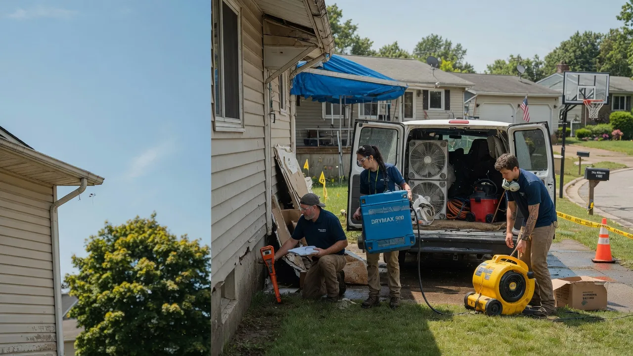 Ceiling Leak Cleanup in Mount Calvary, WI near me